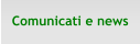 Comunicati e news