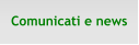 Comunicati e news